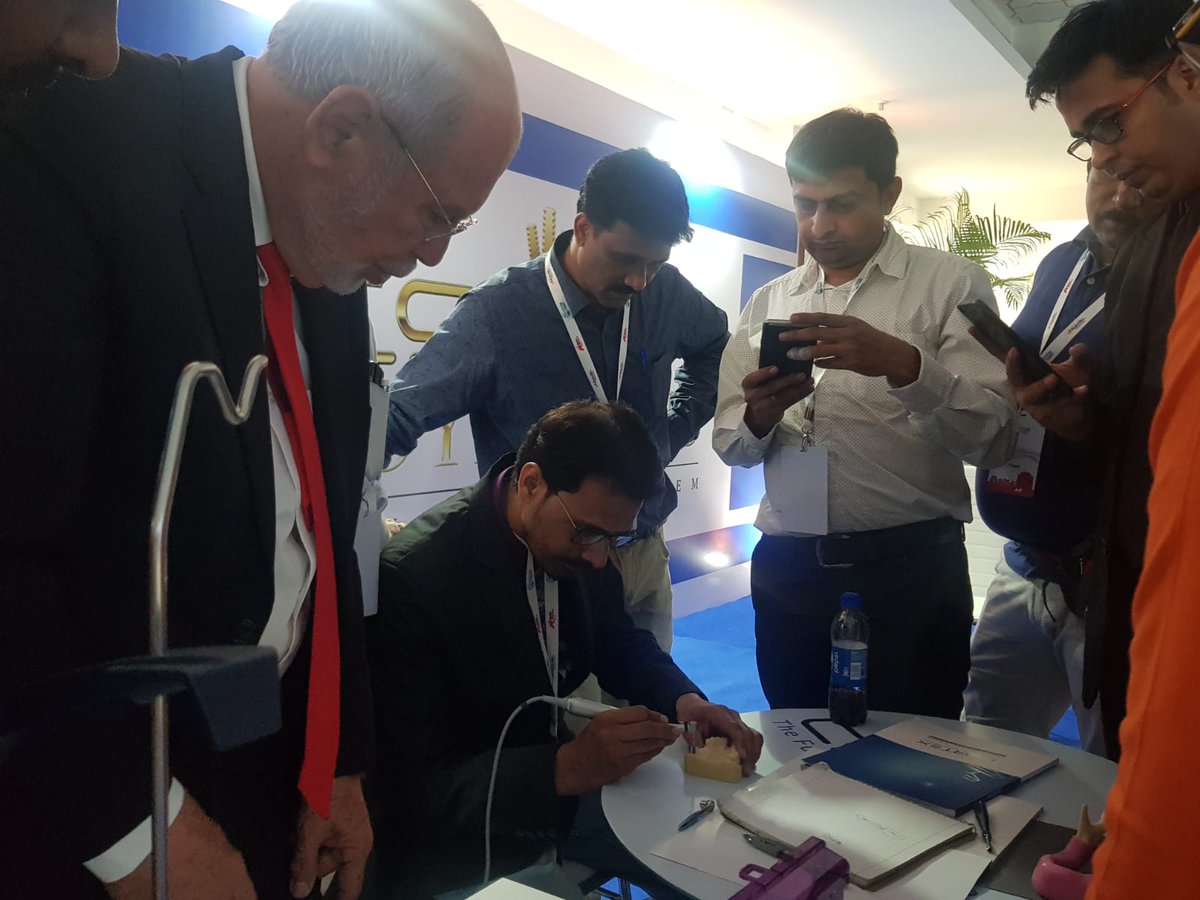 CortexIndia's tweet image. Had an Amazing &amp;amp; a Successful #ISOI2018 in Jaipur.

Thanks to all the Doctors who visited #Cortex India team and learned about Cortex innovative dental Implants.

Also, would to thanks for attending Dr. #Zvi #Laster's lecture and Hands on session.

It was a great show.