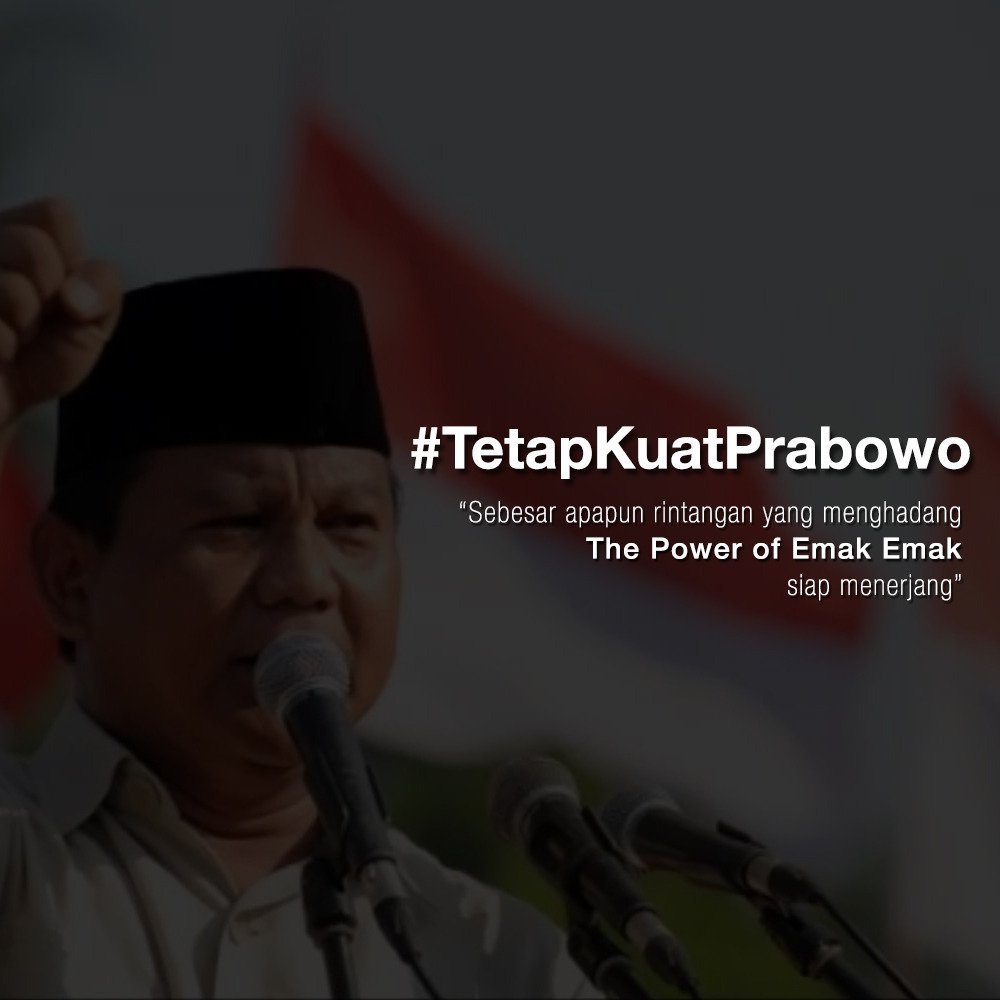 beautydyah's tweet photo. #TetapKuatPrabowo

@fazlyachmad https://t.co/OTdsbm7i3g
