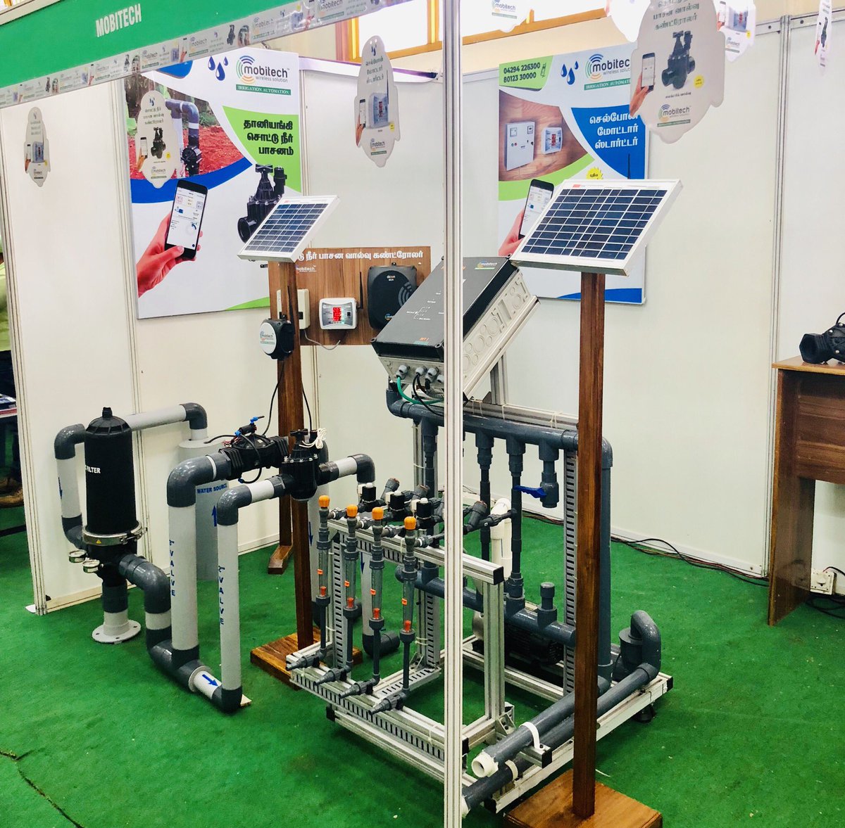 mobitechindia's tweet photo. We are happy to share that we participate in Agri Expo 2018 at Hosur KAP marriage hall. We exhibit
💧Drip irrigation valve controller
💧Wireless motor controller
💧Automatic Fertigation station
Venue: KAP marriage hall, Hosur, TN
#irrigationautomation by #mobitechwireless https://t.co/ynWe1NEwgU