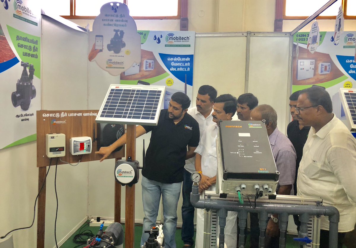 mobitechindia's tweet photo. We are happy to share that we participate in Agri Expo 2018 at Hosur KAP marriage hall. We exhibit
💧Drip irrigation valve controller
💧Wireless motor controller
💧Automatic Fertigation station
Venue: KAP marriage hall, Hosur, TN
#irrigationautomation by #mobitechwireless https://t.co/ynWe1NEwgU