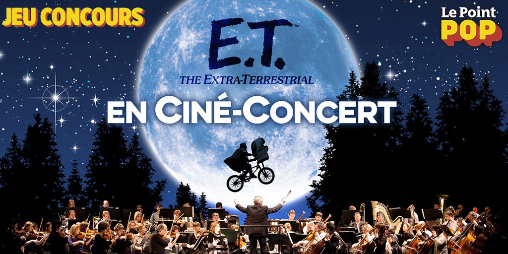 LePointPop's tweet photo. #JeuConcours

@LeGrandRex organise un ciné concert exceptionnel le 24 Octobre, et Le Point Pop vous fait gagner 1x 2 places ! Pour participer, suivez nous et likez + RT ce post. Bonne chance 🍀🚲👽 https://t.co/eNqUWzaKWM