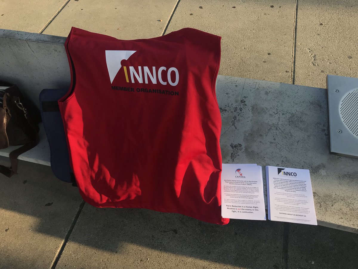 NNAllianceSW's tweet photo. .@INNCOorg Morning! We are here at the Broken Chair and available to chat and inform, and of course more than happy to also be informed. Total exclusion of us and unwillingness to even have a dialogue, indicates there may be fundamental ethical problems with the goals? #COP8CFTC https://t.co/ETxDWeuQVU