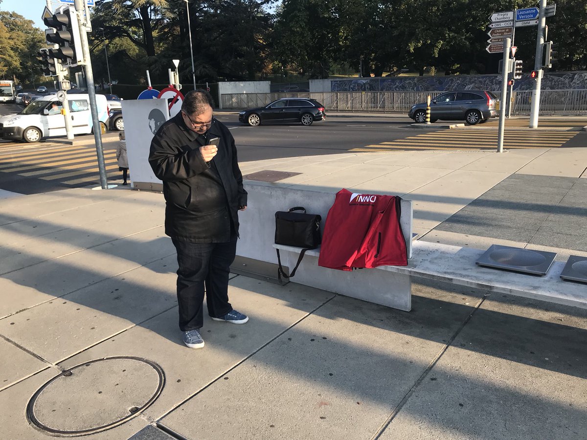 NNAllianceSW's tweet photo. .@INNCOorg Morning! We are here at the Broken Chair and available to chat and inform, and of course more than happy to also be informed. Total exclusion of us and unwillingness to even have a dialogue, indicates there may be fundamental ethical problems with the goals? #COP8CFTC https://t.co/ETxDWeuQVU