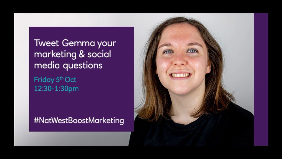 Greg__Faulkner's tweet photo. Your #Marketing questions answered!! Join the conversation with @NatWestBusiness this afternoon in our first Twitter talk featuring @GLJoyce from Brandwatch. Join live or submit questions in advance using #NatWestBoost or #NatWestBoostMarketing. https://t.co/VncdasO93U
