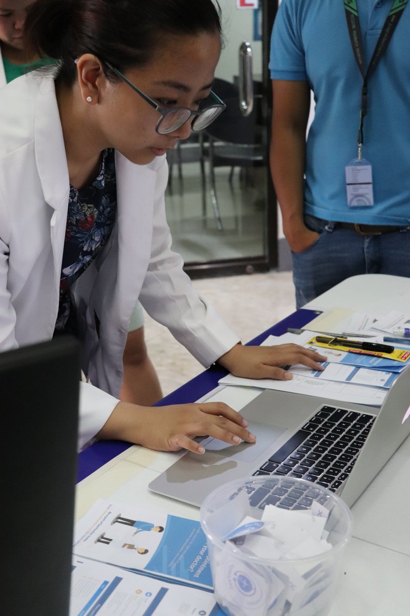 seeyoudoc's tweet photo. Capping off the work week! Thank you, University of Perpetual Help - Biñan for having us at your MedFest event! #SeeYouDoc #BurstTheFun https://t.co/nFdaDxlf3I