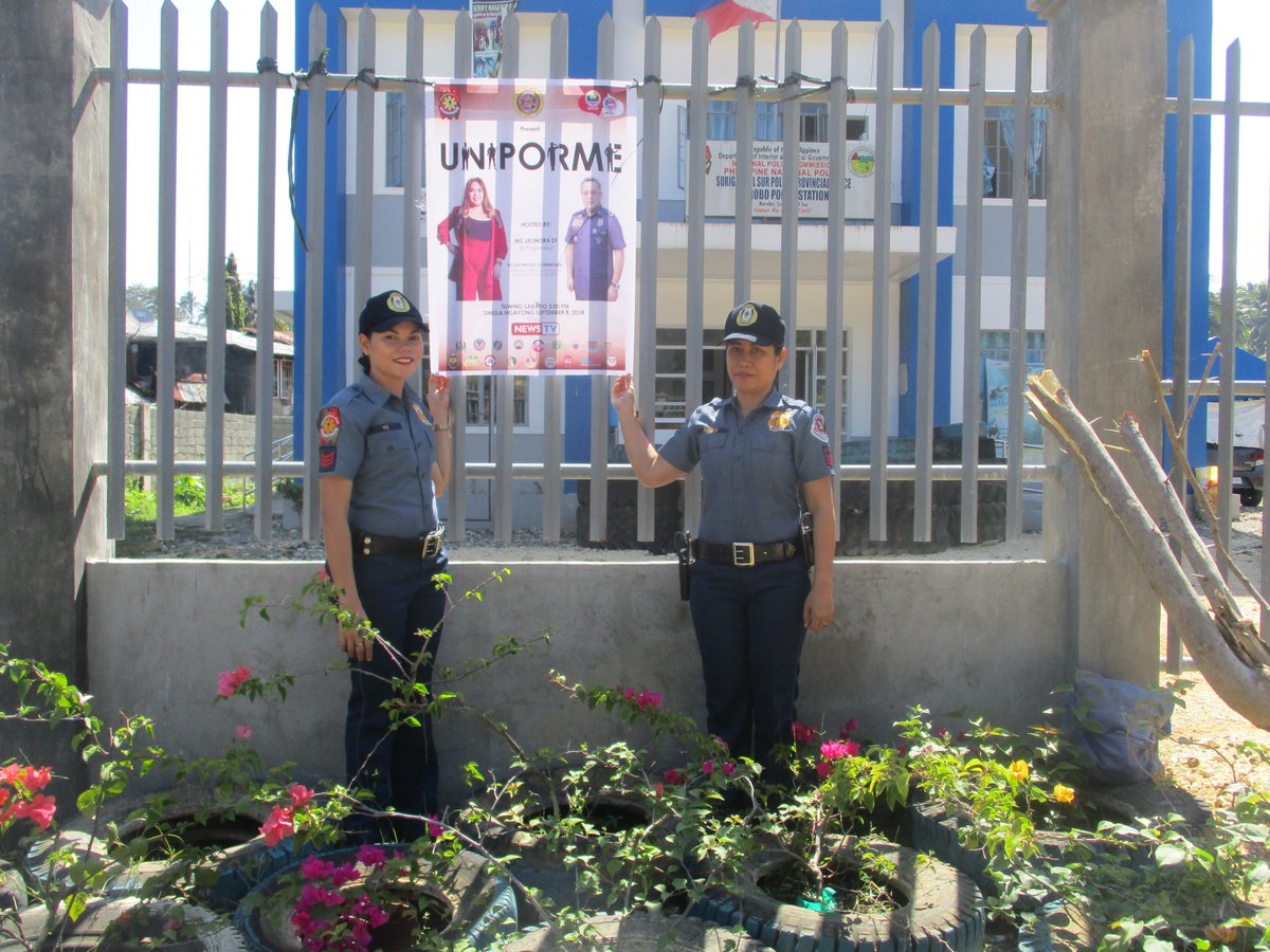 Barobo Municipal Police Station (@barobops) on Twitter photo Posting of Uniporme Heroserye Poster in support to the GMA TV program which chronicles the life uniformed personnel. <a href="/pio_sdsppo/">Surigao del Sur PPO</a> <a href="/pro13caraga/">PRO 13 CARAGA</a> Posting of Uniporme Heroserye Poster in support to the GMA TV program which chronicles the life uniformed personnel. <a href="/pio_sdsppo/">Surigao del Sur PPO</a> <a href="/pro13caraga/">PRO 13 CARAGA</a>