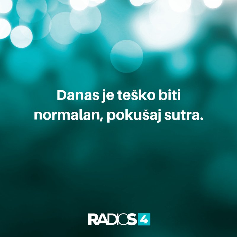 RadioS_4's tweet photo. Dobro jutro :) https://t.co/Cx0ZHeSYlT
