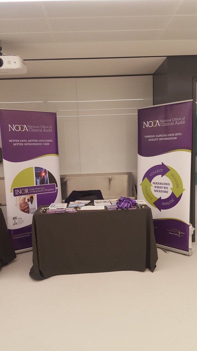 SuzanneRowley's tweet image. Come by and chat to us about @noca_irl Irish National Orthopeadic Register and all our audits at the #SparkSummit in the @RCSI_Irl today.