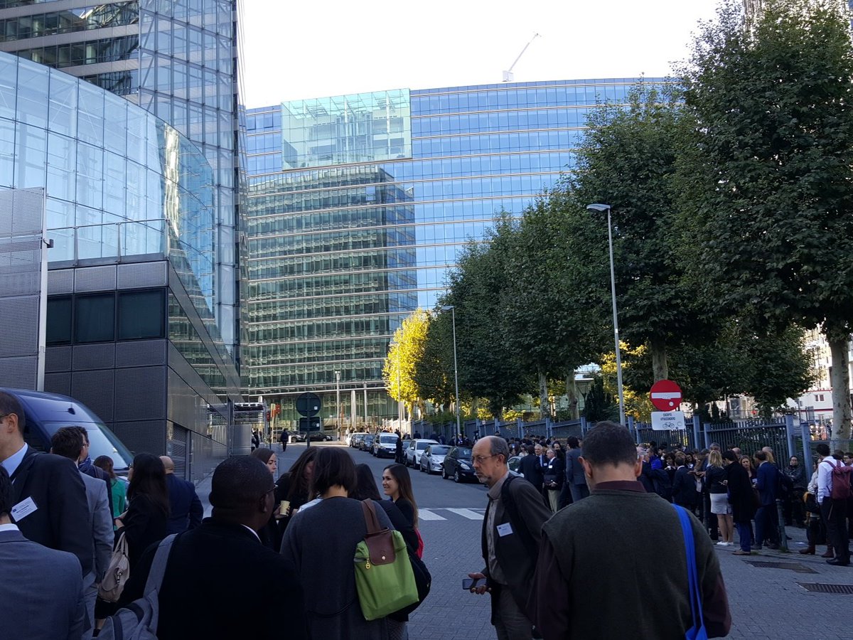 Abrupt interruption in the #H2020Energy info day for fire alarm! Energy all over...