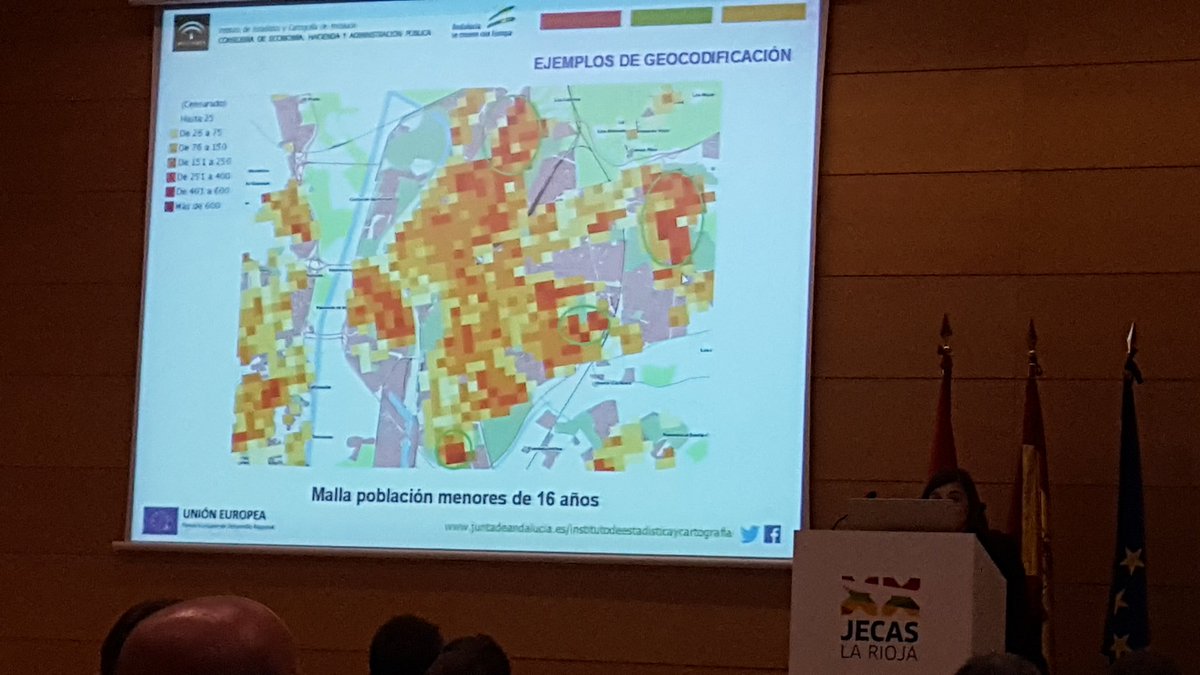 Demografia_CSIC's tweet photo. Estamos en la sesión sobre
#Geolocalización de la información #estadística dentro de las #JECAS2018 #JECASRioja ahora con @IECA_Andalucia y el software aLINK de Peter Christen https://t.co/yfPanOmLjf
https://t.co/kCkKRIW6Xv https://t.co/TZqhBIepIP