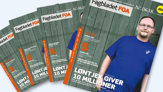 Kørelister i hjemmeplejen, robotter i børnehaven &amp; meget mere. Den nye trykte udgave af Fagbladet FOA rammer medlemmerne af <a href="/FOA_dk/">FOA</a>'s postkasser i den her uge.  
➡️Læs digitalt lige her: fagbladetfoa.dk/Artikler/2018/… . #dkmedier #print #fagblad