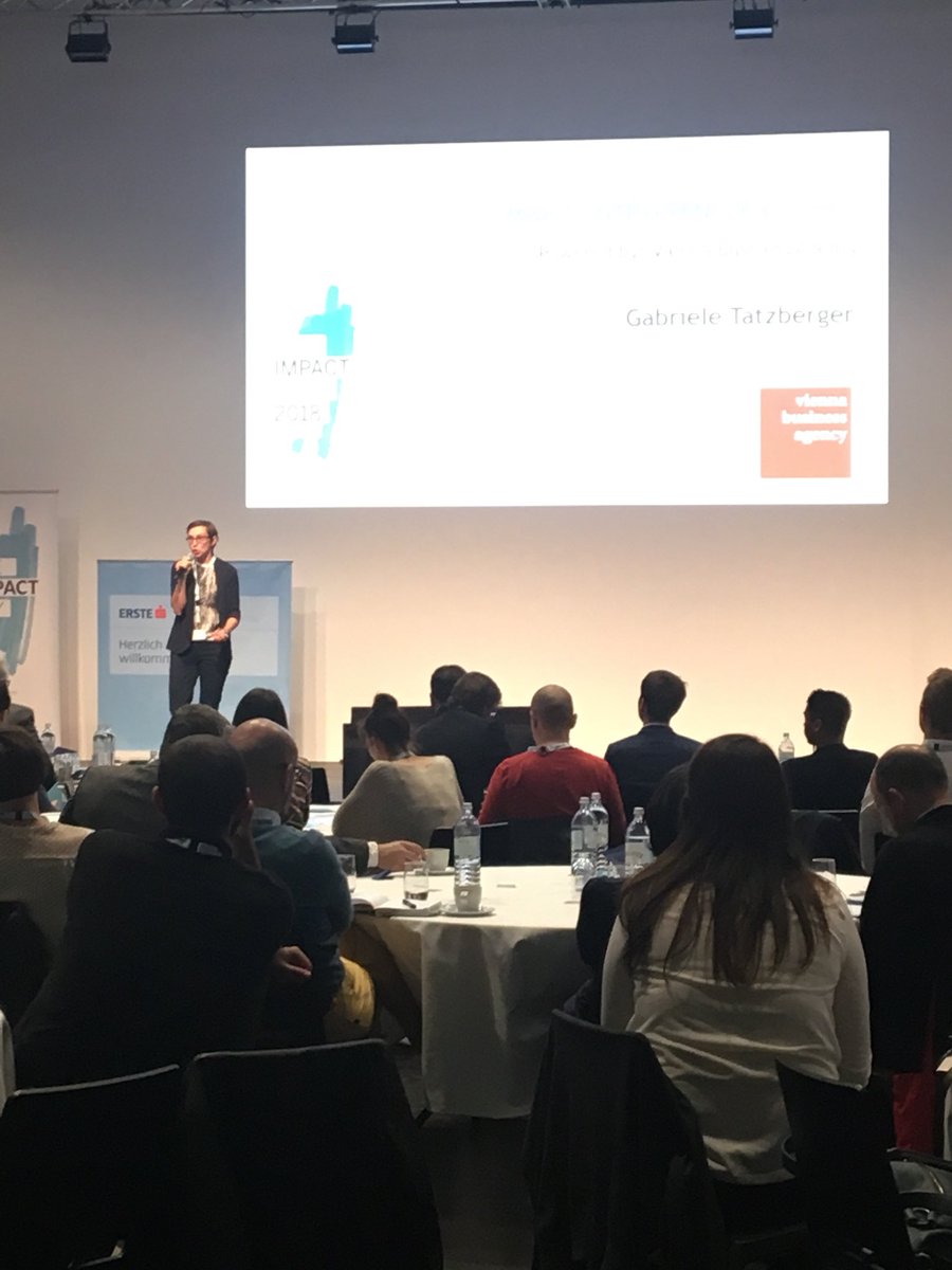 “We need spaces and organizations that create opportunities for collaboration” - Gabriele Tatzberger, Vienna Business Agency #ceeid2018