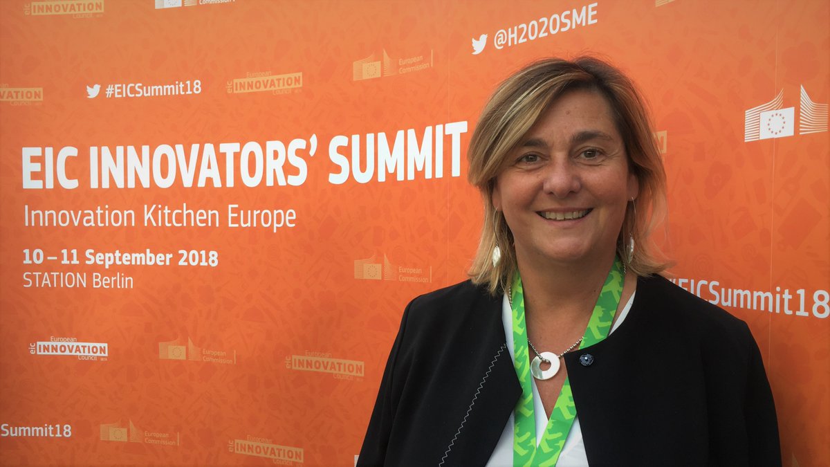 monozukuri_spa's tweet photo. @monozukuri_spa represented by Anna Fontanelli (Founder CEO), among the top #SMEs invited to the #eicsummit18 in #Berlin on 10-11 Sept. @H2020SME supports ground-breaking innovative ideas for products, services or processes, ready to conquer global markets.  
#EDA #investors https://t.co/thCuPvdA79