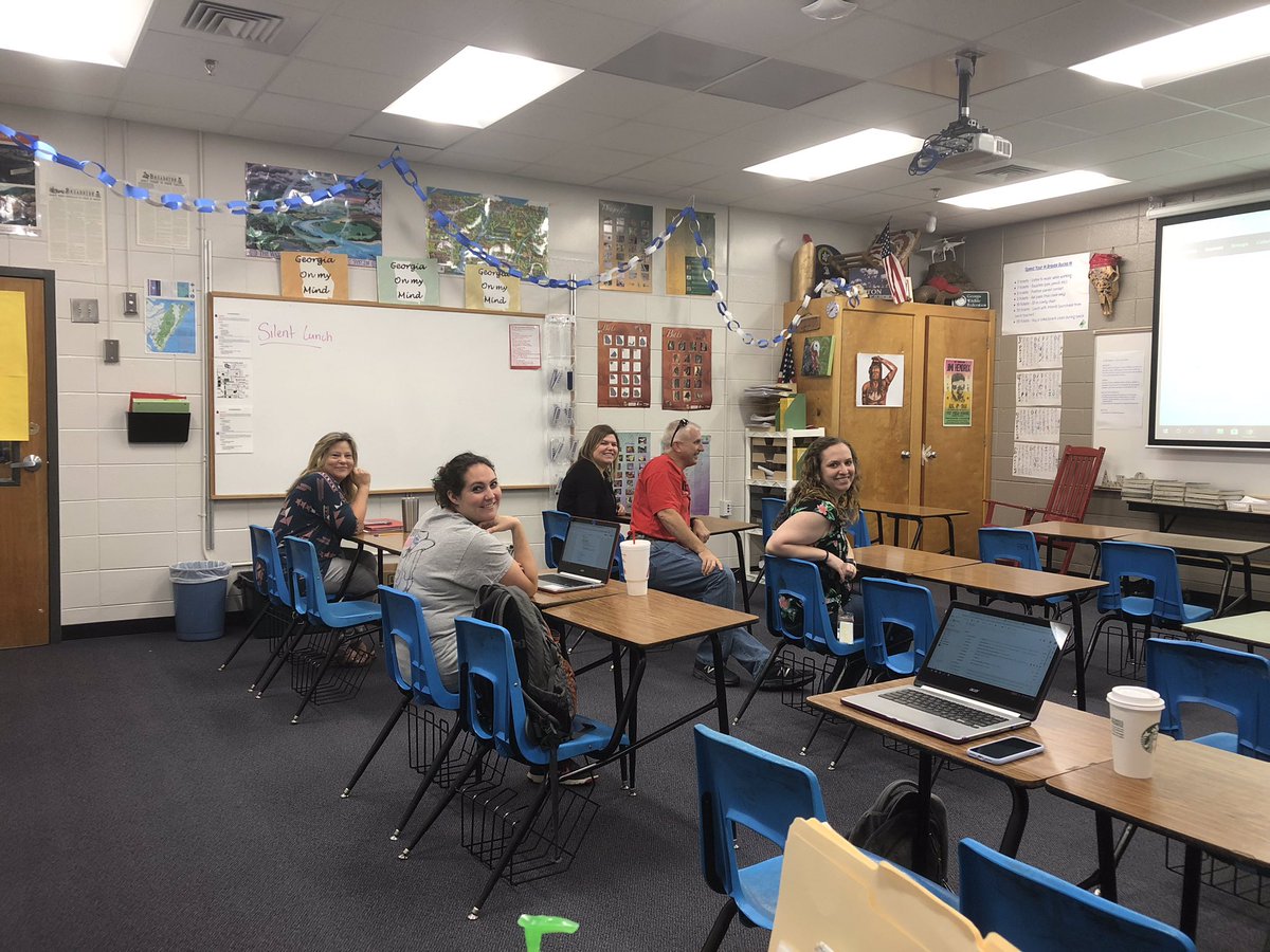 Awesome day at OCMS! Our Teacher Braves are hard at work planning for next nine-weeks. Vertical Content Meetings. <a href="/OconeeCountyMS/">Oconee County MS</a>
