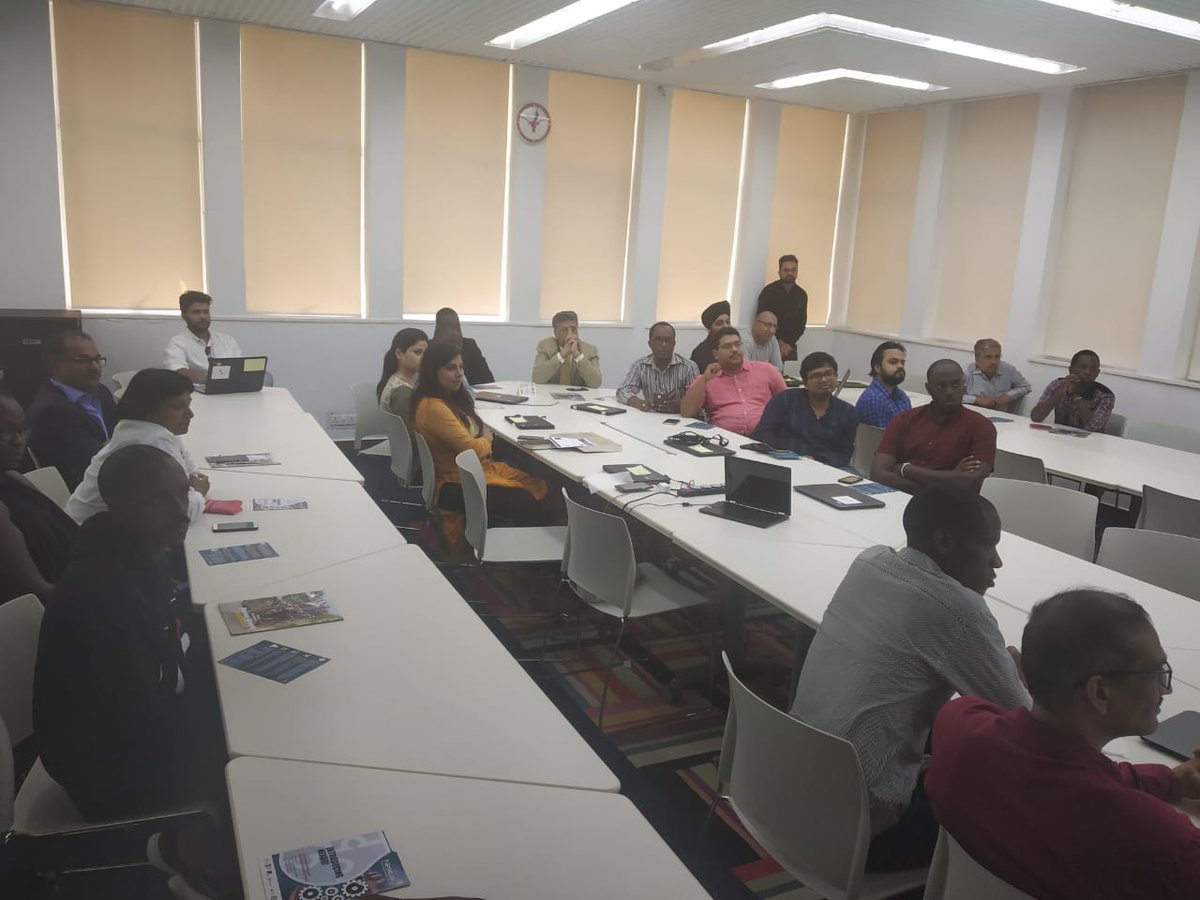 IR_IGP's tweet photo. The matched counterparts joined us in #NewDelhi for a 2-day Joint Partnership Workshop. We thank @innov8cowork &amp; @nexusdelhi for hosting the delegation &amp; providing an overview of the #Indian innovation and #startup ecosystem ! @IndiaDST @RwandaIndustry @ficci_india #India #Rwanda https://t.co/ZoV2YXeehA