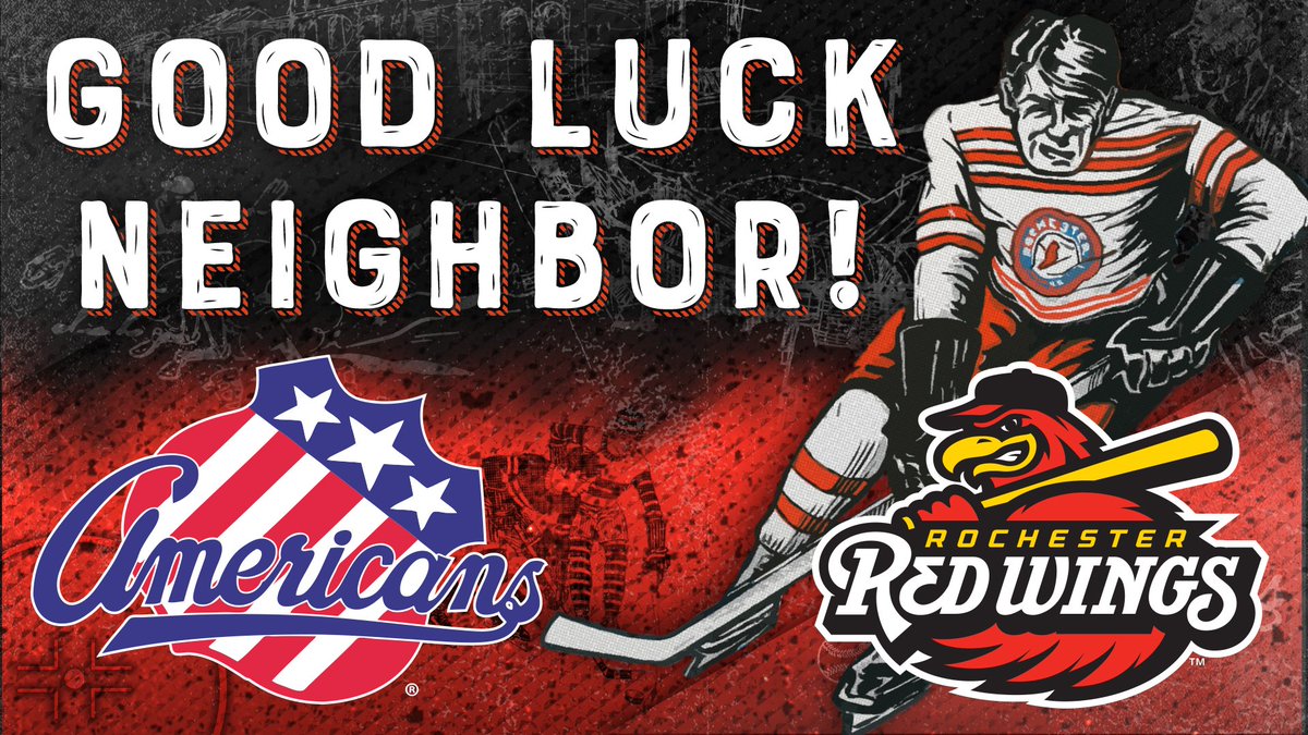 RocRedWings's tweet photo. Hey 'Merks, let's do that HOCKEY!
Good luck tonight and all season long, @AmerksHockey #ROCtheWinter ππ₯
π¨ https://t.co/suxOSppegS