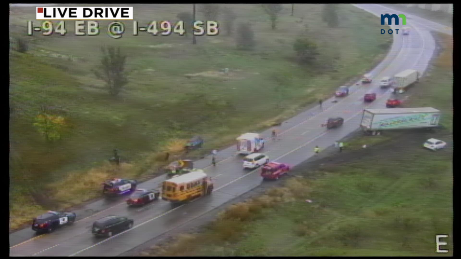 KSTP Traffic on Twitter "Roadway down to one lane at the interchange