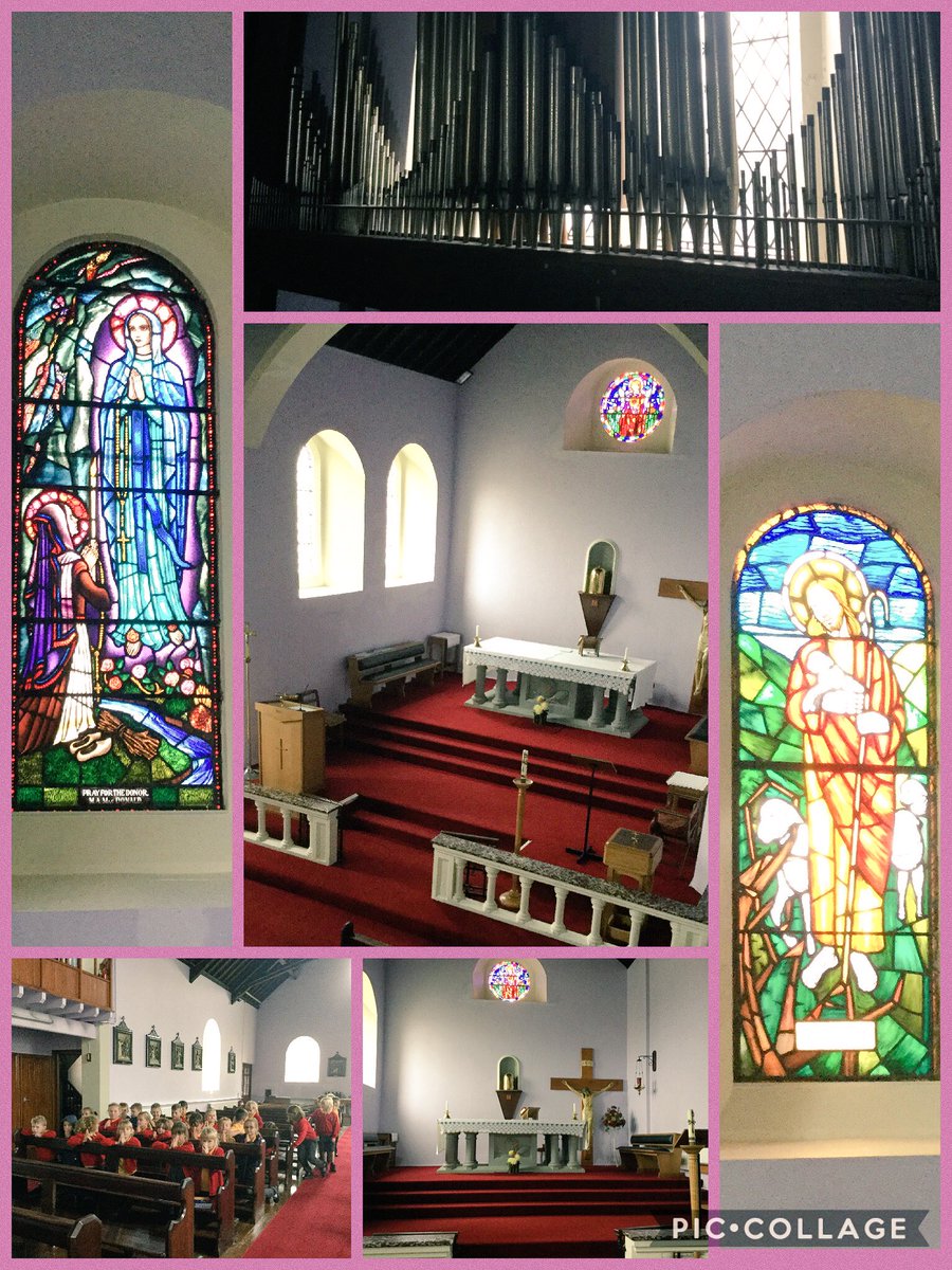 Dosbarth3's tweet photo. As it’s October, we went to church and said a decade of the #Rosary #RE #Prayers #RCschool #menevia https://t.co/XSHzuiZyxU