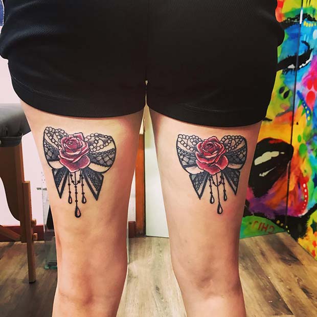 23 Back of Thigh Tattoo Ideas for Women  StayGlam