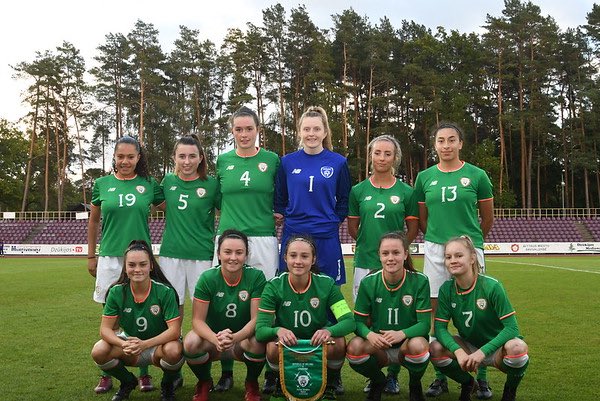 Game day number 2 v Faroe Islands ☘️☘️ #IRLWU19