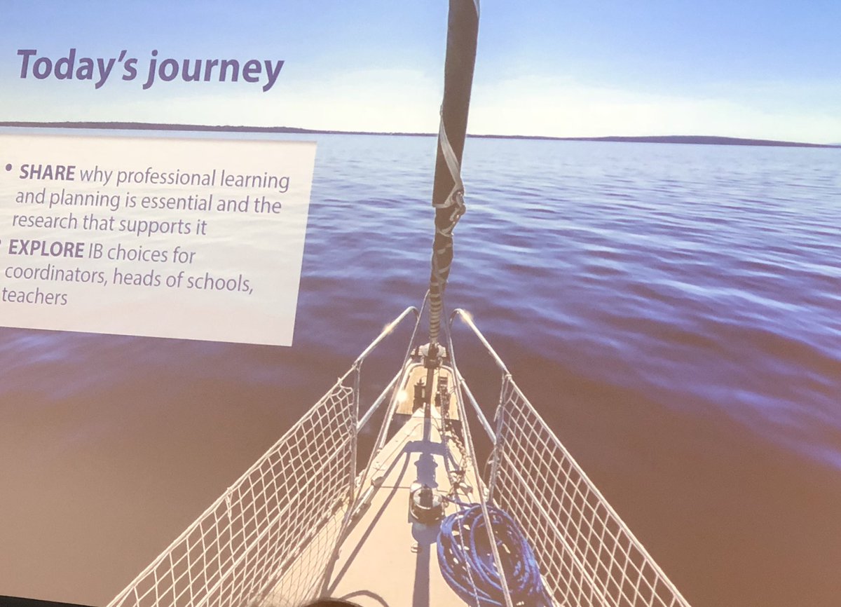 Looking forward to hearing about new and exciting professional growth opportunities for teachers and leaders at <a href="/GIS_Gems/">GEMS International School</a> #WeRGIS #IBVI2018