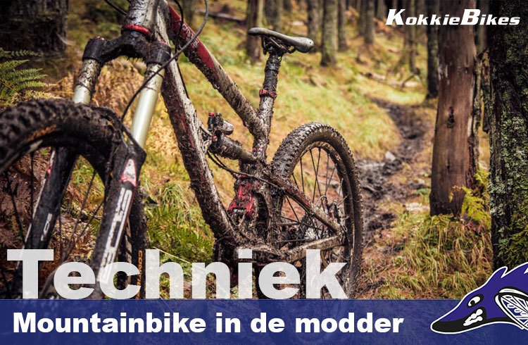 Mountainbiken op natte en gladde paden kokkiebikes.nl/mountainbiken-…