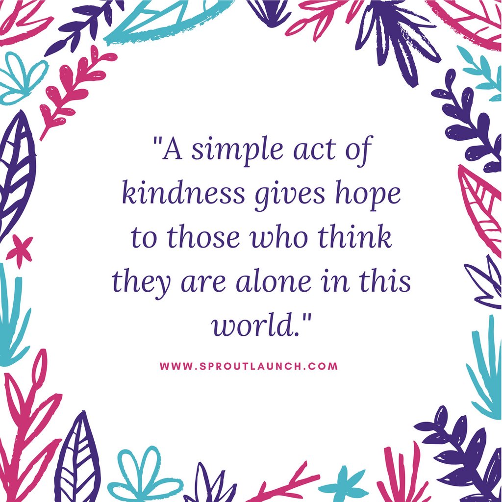 SproutLaunch's tweet photo. #FridayFeeling #HappyFriday #Kindness https://t.co/NpJnBHygAY
