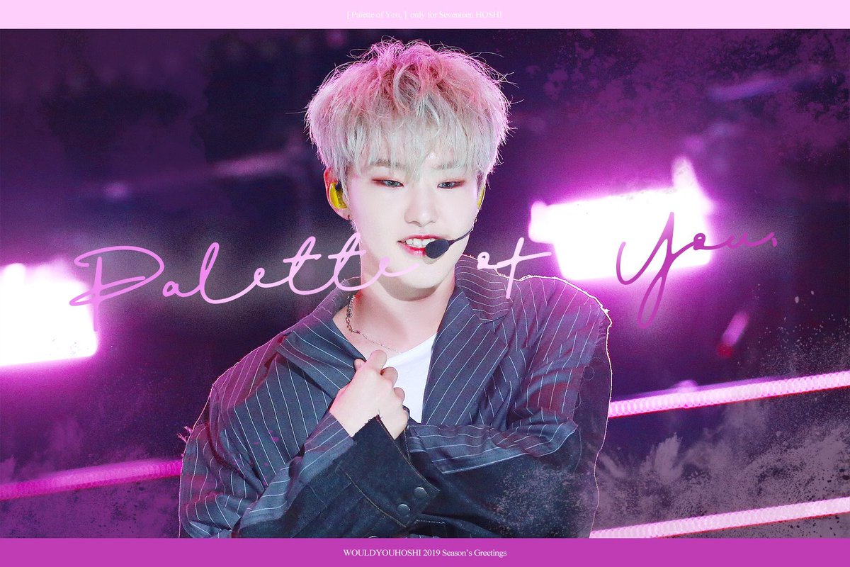 WOULDYOUHOSHI
2019 Season's Greetings

-
🎨 ραℓєттє σf уσυ,

-
선입금 10/8 6:15PM ~ 10/21
일반입금 10/22 ~ 11/4

-
입금폼 goo.gl/forms/0Nw3t6JD…

-
🎁RT event🎁
본 트윗을 RT 해주시는 분들 중 추첨을 통해 시즌그리팅 풀세트를 보내드립니다😊

Group Order : Check the threads👇