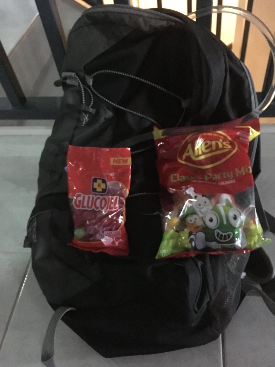 Prepping for the Perth OXFAM 50km Trailwalker . Essentials packed #oxfam#endpoverty#redlollies