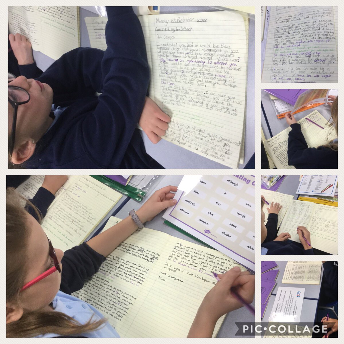 wcp_school's tweet photo. We are editing like mad today! #editingstations #wcpswriting #wcpsy6 https://t.co/ctVdvK7QrS