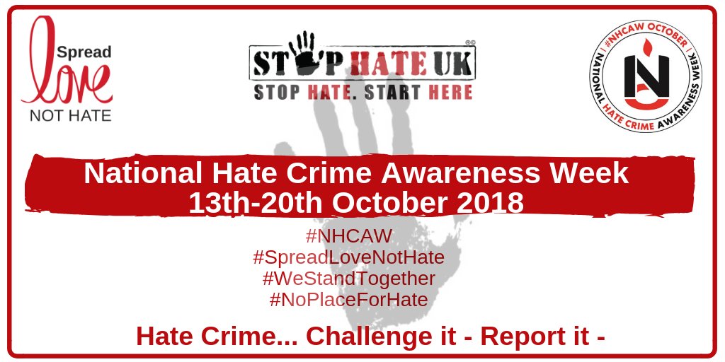 Less than 2 weeks until National Hate Crime Awareness Week! #NHCAW
Our team are busy getting ready to attend events across the country raising awareness of our work to tackle #HateCrime. Visit our website for ideas of how to get involved. ➡️ stophateuk.org/hate-crime-awa…
#NationalHCAW