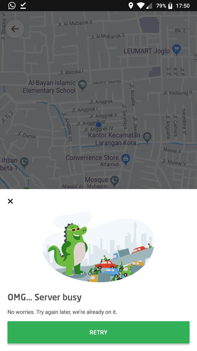 Server gojek down? <a href="/gojekindonesia/">Gojek Indonesia</a> #gojekdown #ojekonline #ojol