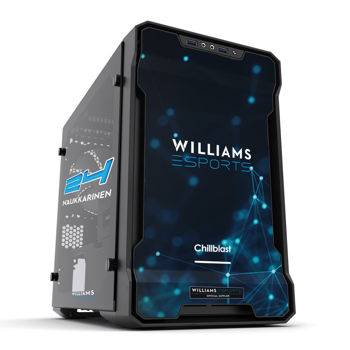 WilliamsEsports's tweet image. #WilliamsEsports is getting a major upgrade with the latest technology from our new partner, renowned PC manufacturer @chillblast! 

Great to have them onboard and powering further success 💪

#WilliamsEsports #SimRacing #Esports