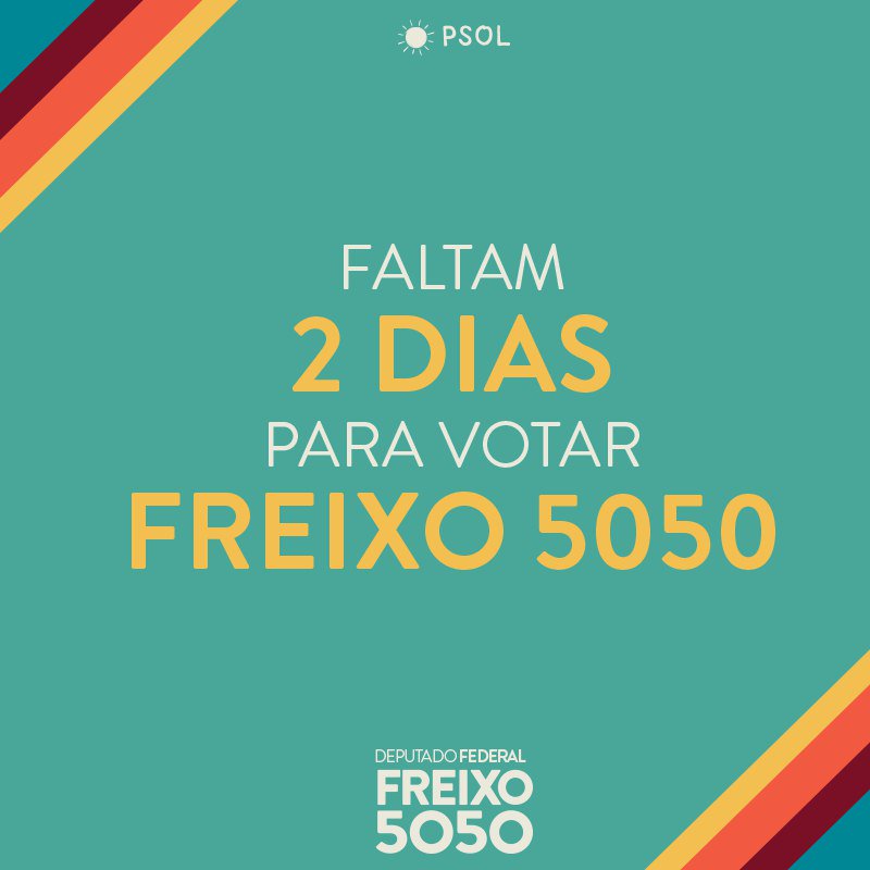 MarceloFreixo's tweet photo. ✌️dias para confirmar o 5️⃣0️⃣5️⃣0️⃣✅ https://t.co/17ECc1GAEF