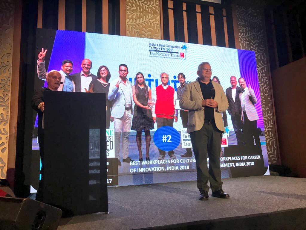 Anshuman_Kumar's tweet photo. Why isn’t @Intuit dead? The pictures say it all - creating a #customer obsessed #culture of #innovation &amp; #empowerment where #employees can do the best work of their lives to #PoweringProsperity around the world! @SanketAtal @QuickBooksIN @IntuitIN at #TechSparks2018 @YourStoryCo https://t.co/nWx2xjlJY1