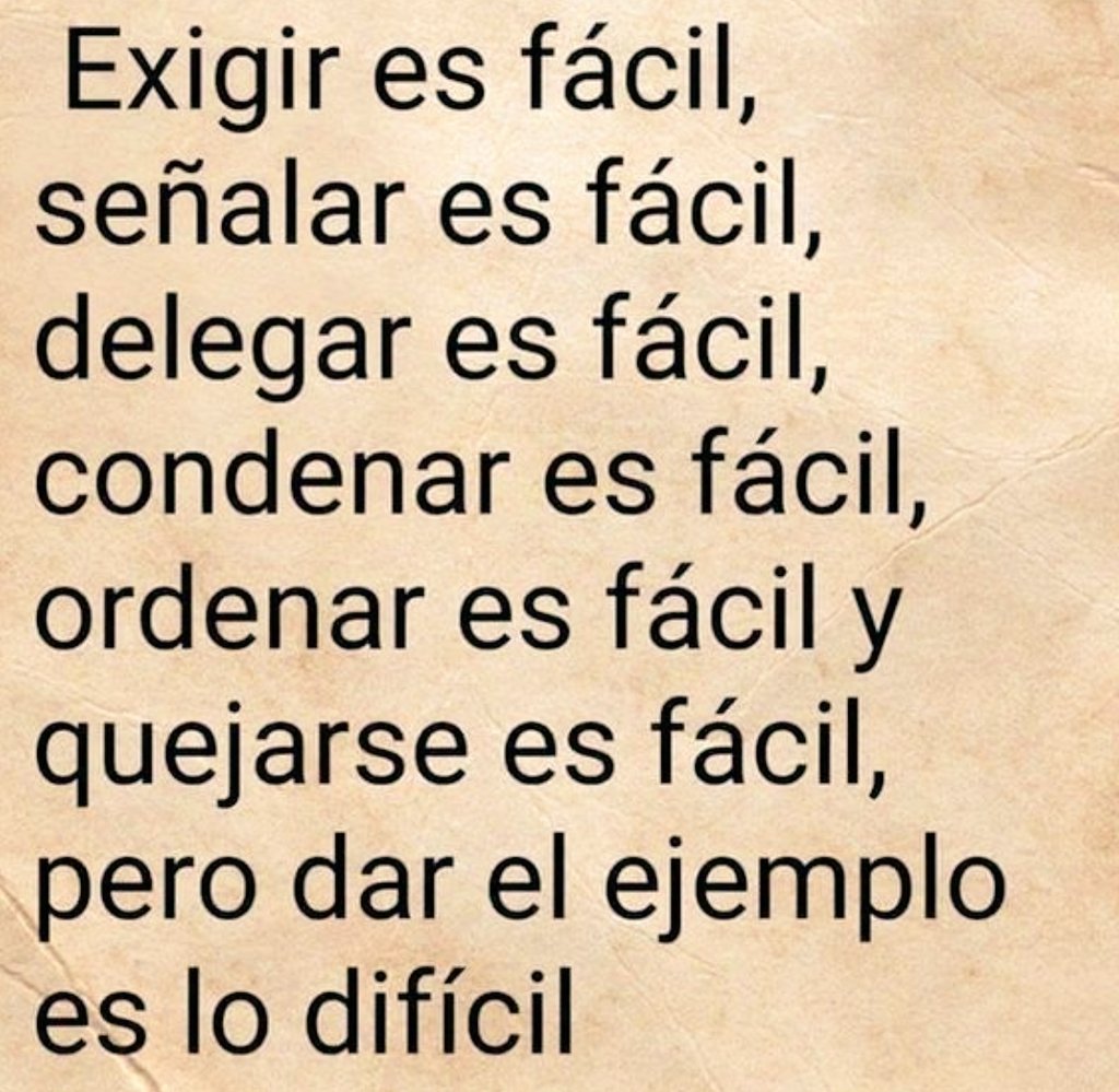 Mark_MirandaC's tweet image. Ser ejemplo es la mejor manera de generar las cosas que deseamos. Si no lo somos, nuestras palabras y acciones no llegan. #BuenViernes