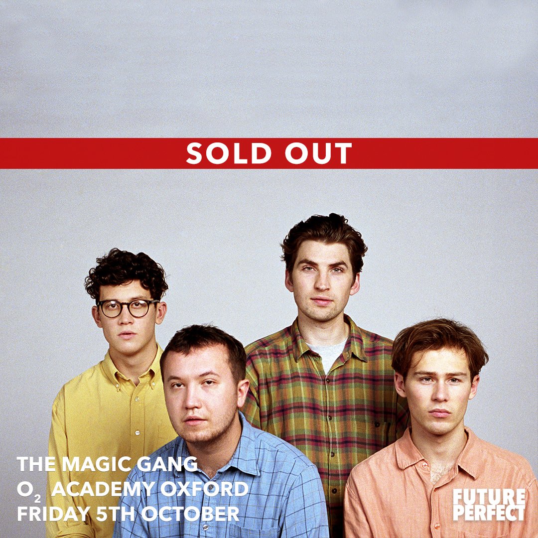 Are you ready for a sold-out <a href="/_TheMagicGang/">The Magic Gang</a> show tonight?! It's going to be epic 🙌🏻