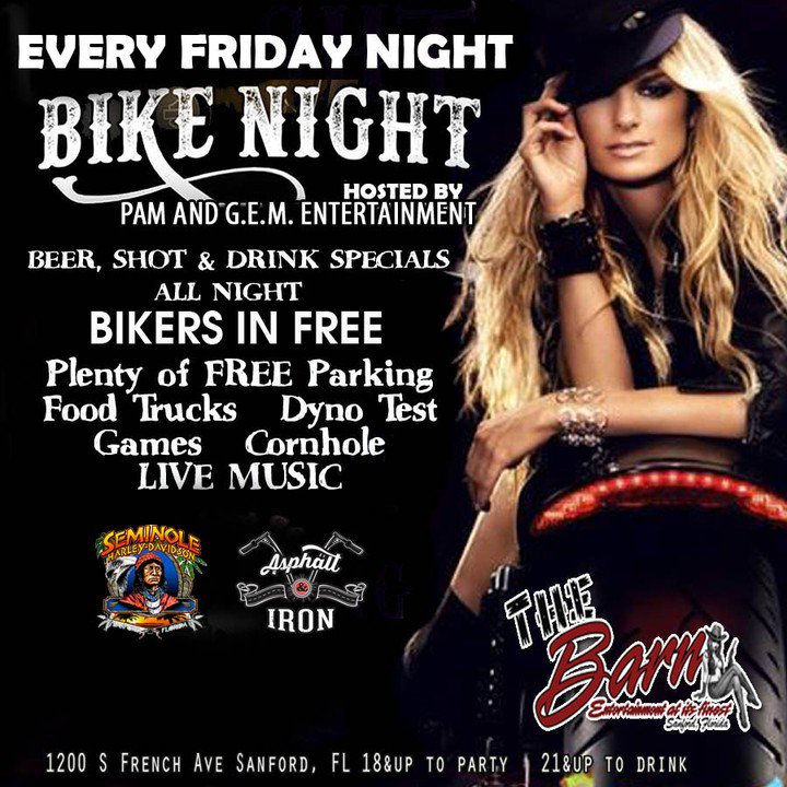 The Barn In Sanford On Twitter Tonight Bikenight Outside And
