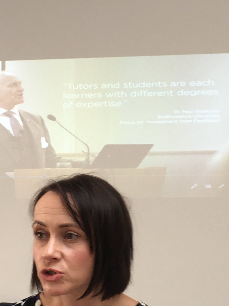 KarenAnneBarton's tweet photo. “Tutors and students are each learners with different degrees of expertise” #SpinnakerGroup @UHLTIC @UniofHerts @QAAScotland https://t.co/M8M2BvdXwf