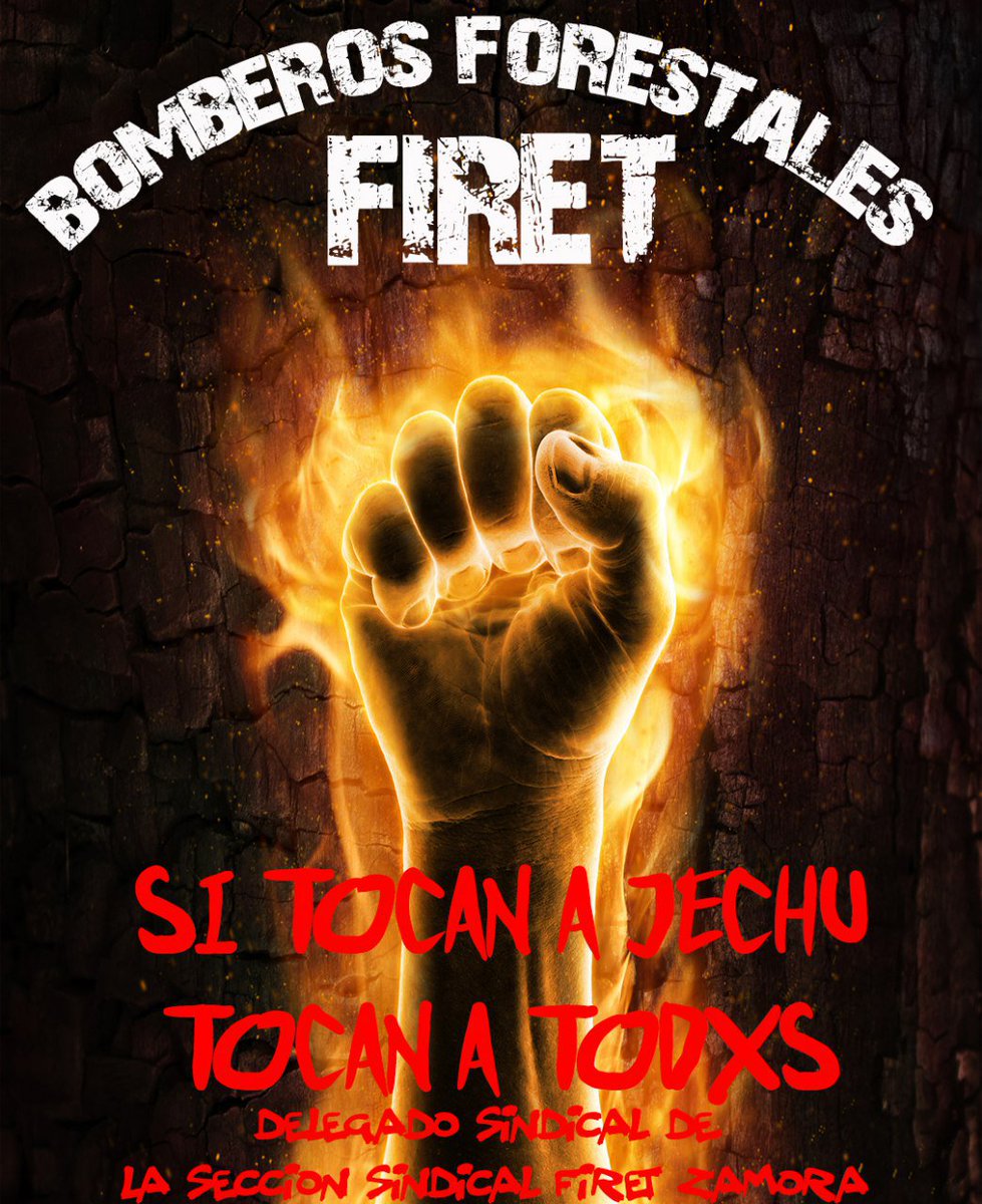 Firet_zamora's tweet photo. #JechuSomosTodos Readmisión Bomberxs Forestales despedidos por luchar https://t.co/kD818IRAwU
