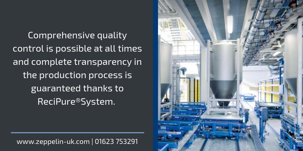 Regardless of how many ingredients and recipes you need for your production, you remain flexible at all times with the ReciPure®System: ow.ly/U18e30m6UgF #ReciPure #FoodIndustry #PlantEngineering
