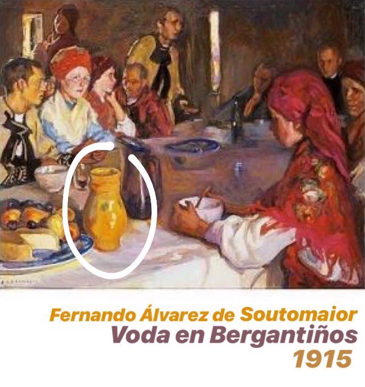 Sabiades que hai unha xerra da Olería de Buño que xa pertence a historia da pintura española?