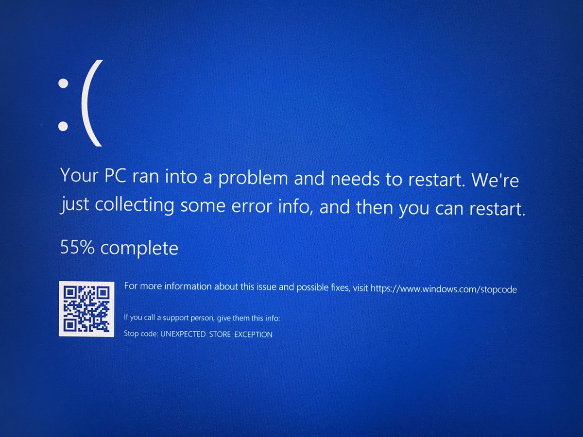 Virtual Patrick Long Time No See Welcome Back Bluescreen In Windows10 Unexpected Store Exception Virtual Patrick Long Time No See Welcome Back Bluescreen In Windows10 Unexpected Store Exception