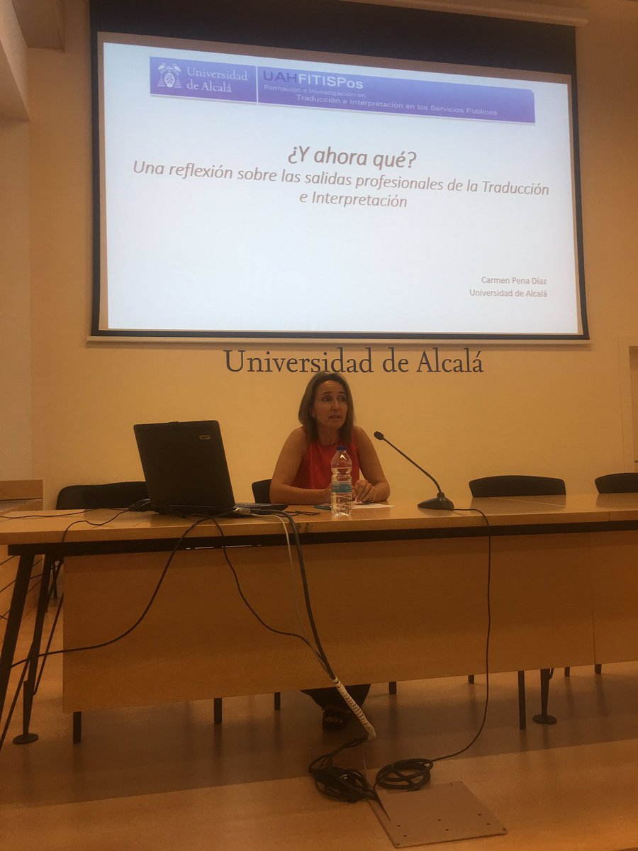 CIJITI2018's tweet photo. Ponemos punto final al #CIJITI2018 con una pregunta que seguramente muchos de vosotros os hacéis: Y ahora, ¿qué? De mano de la profesora de la @UAHes Carmen Pena. https://t.co/1mmECmiPhY
