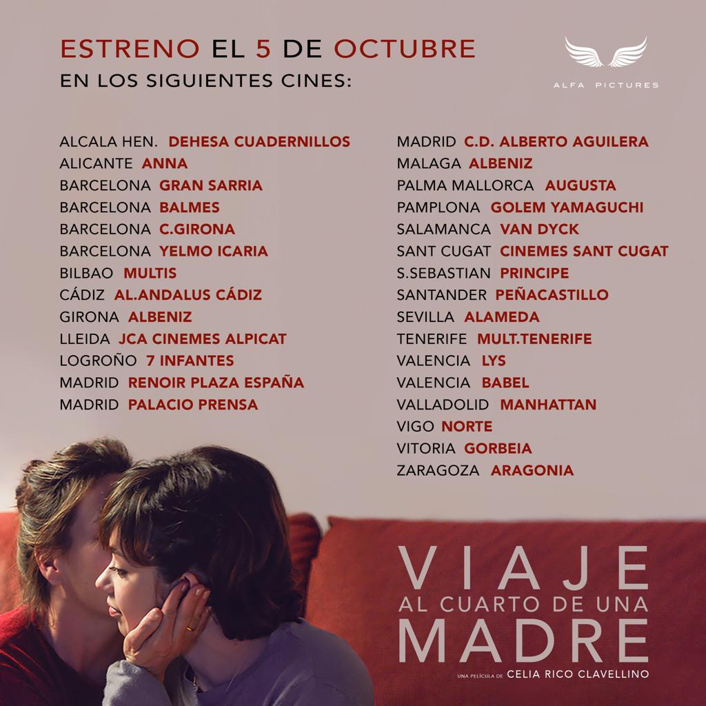 JaninaPerezA's tweet photo. Que nadie se quede sin ver la maravillosa "Viaje al cuarto de una madre", de Celia Rico Clavellino, con las magníficas actuaciones de #LolaDueñas y @AnnaaCastillo
Una historia que te llega al alma 😍
#PremiodelaJuventud y #Menciónespecial en @sansebastianfes #66ssif https://t.co/dNfjcwGwNo