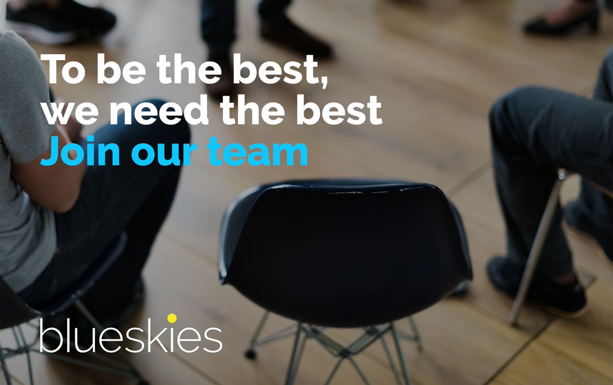 Placing the best talent with great companies is what makes us tick. You too? If so, blueskies will fit you perfectly. Find out more about our current vacancies buff.ly/2P9w17f #recruitment #recruiter
