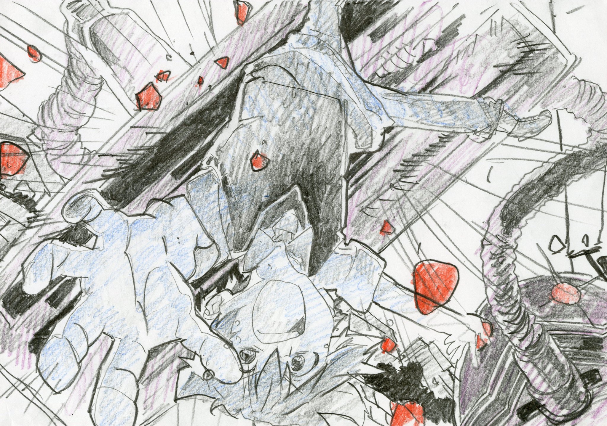 五十嵐海原画修正集 グ-239号 芳郎 グリッドマン SSSS.GRIDMAN