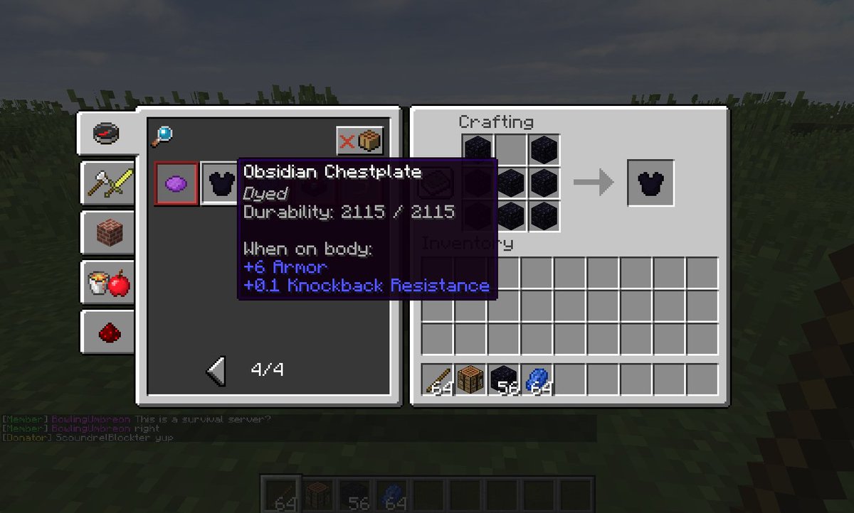 eckoscraft's tweet photo. What are these? Custom items on Eckocraft? 😮

These are part of our new 1.13.1 update and this only scratches the surface of what you can craft, join today and find out all the recipes!

Pro tip: Obsidian Armor is better than diamond!

Server IP: https://t.co/7z4Nx1AyQg https://t.co/XP22uivb4C