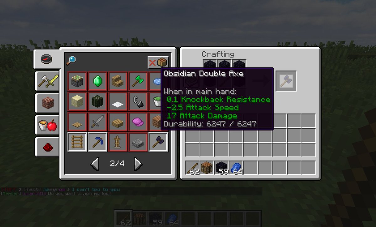 eckoscraft's tweet photo. What are these? Custom items on Eckocraft? 😮

These are part of our new 1.13.1 update and this only scratches the surface of what you can craft, join today and find out all the recipes!

Pro tip: Obsidian Armor is better than diamond!

Server IP: https://t.co/7z4Nx1AyQg https://t.co/XP22uivb4C