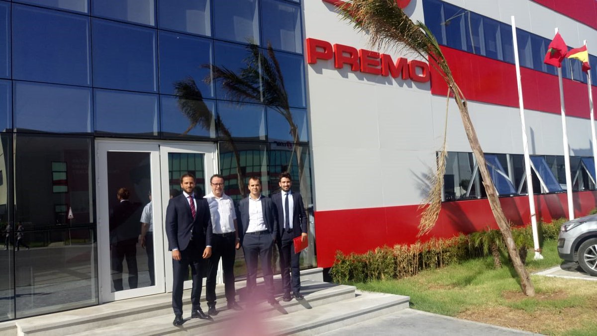ICEXRabat's tweet image. #EMPRESA 🚗

Visitamos junto al @CDTIoficial la empresa PREMO, líder en el sector de productos #electromagnéticos,  en la zona franca de Tánger.

Muchas gracias por acogernos @premogroup 

#Automoción 🚗